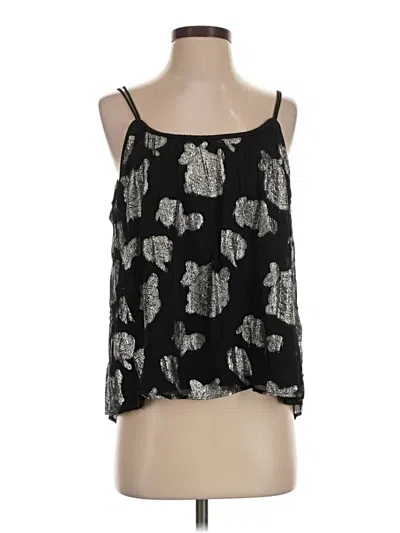 Pre-owned Lucky Brand Sleeveless Blouse In Black