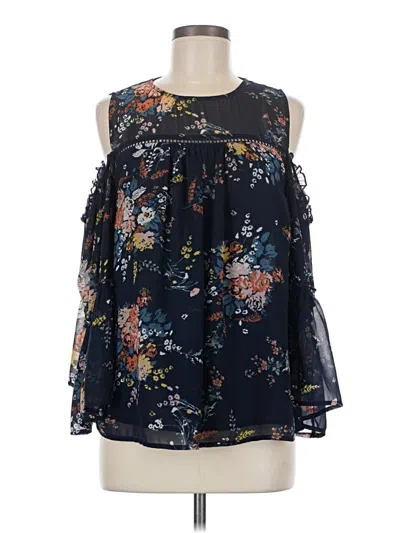 Pre-owned Lucky Brand Sleeveless Blouse In Blue