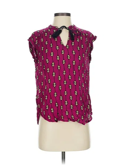 Pre-owned Lucky Brand Sleeveless Blouse In Pink