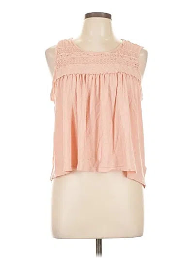 Pre-owned Lucky Brand Sleeveless Blouse In Pink