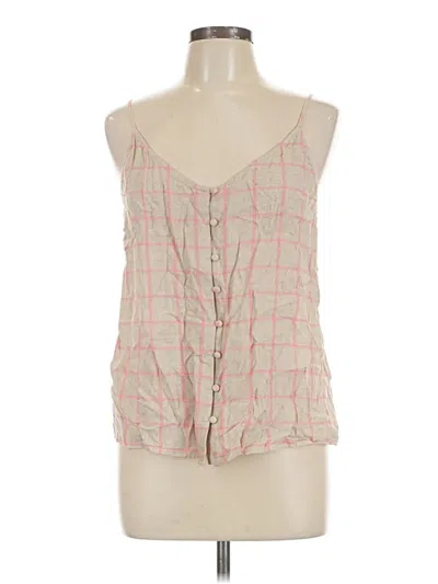 Pre-owned Lucky Brand Sleeveless Blouse In Pink