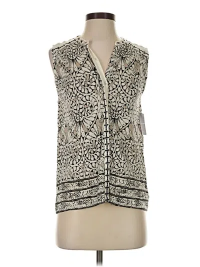 Lucky Brand Sleeveless Blouse In Silver