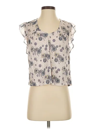Pre-owned Lucky Brand Sleeveless Blouse In White