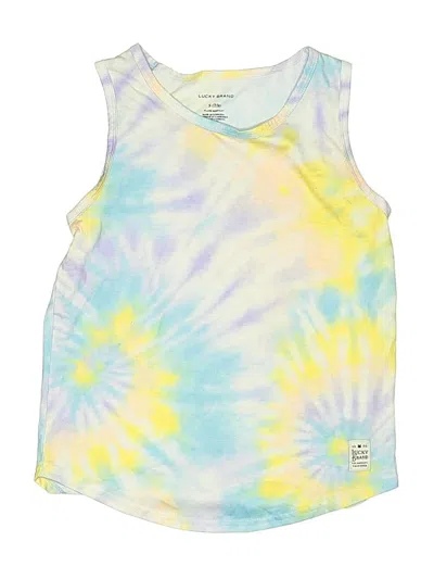 Pre-owned Lucky Brand Kids' Sleeveless T-shirt In Yellow