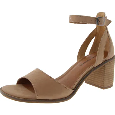 Lucky Brand Solinio Womens Adjustable Leather Ankle Strap In Multi