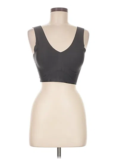 Pre-owned Lucky Brand Sports Bra In Gray