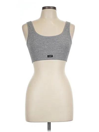 Pre-owned Lucky Brand Sports Bra In Silver