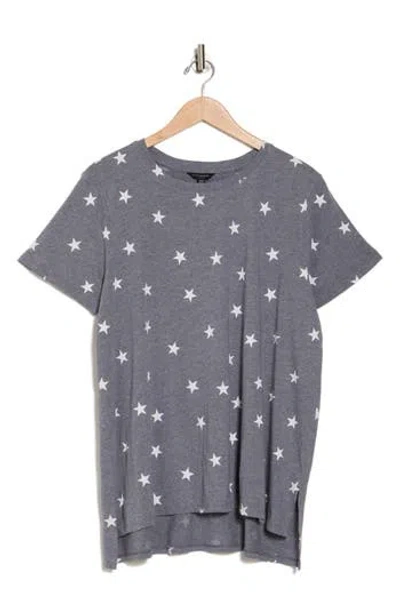 Lucky Brand Star T-shirt In Navy Multi