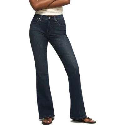 Lucky Brand Stevie Flare Stretch Denim Jeans In Blue