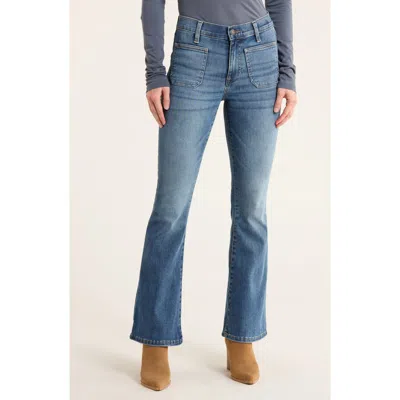 Lucky Brand Stevie High Waist Flare Jeans In Blue