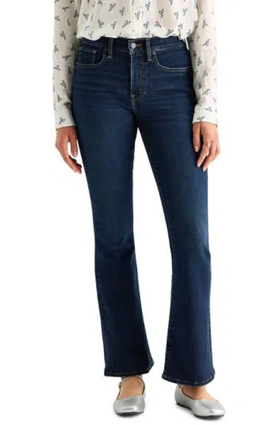 Lucky Brand Stevie High Waist Mini Bootcut Jeans In Blue