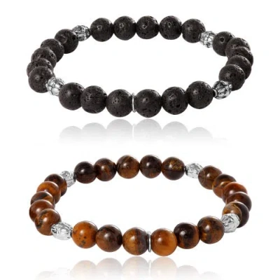 Lucky Brand Stone Stretch Beaded Bracelets In Multi