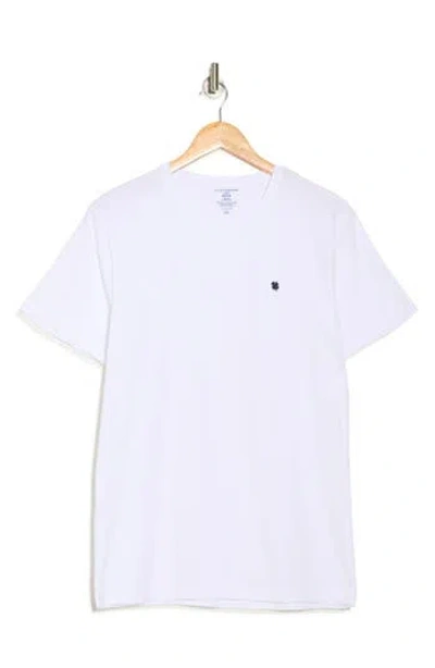 Lucky Brand Stretch Cotton Crewneck T-shirt In White
