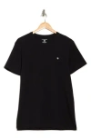 Lucky Brand Stretch Cotton Crewneck T-shirt In Black