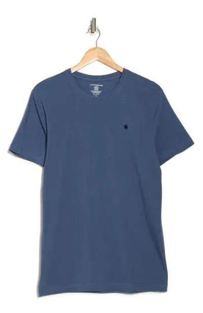 Lucky Brand Stretch Crewneck T-shirt In Vintage Indigo
