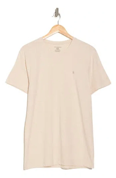 Lucky Brand Stretch Cotton Crewneck T-shirt In Nude