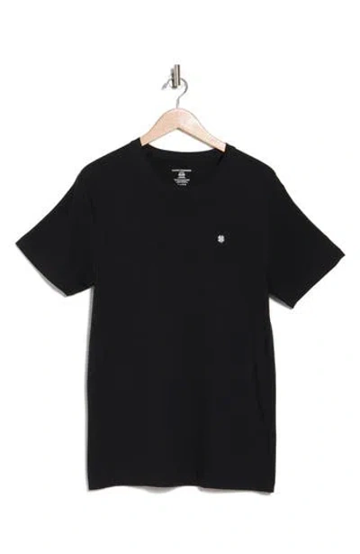 Lucky Brand Stretch Cotton Crewneck T-shirt In Black