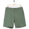 Lucky Brand Stretch Cotton Sateen Chino Shorts In Laurel Wreath