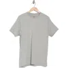 Lucky Brand Stretch Crewneck T-shirt In Heather Grey