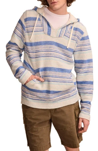 Lucky Brand Stripe Jacquard Baja Hoodie In Multi