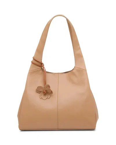 Lucky Brand Suri Vegan Leather Tote In Silver