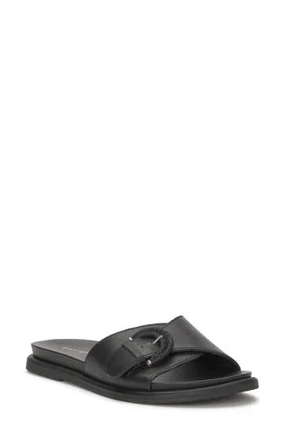 Lucky Brand Suszie Slide Sandal In Black