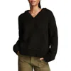 Lucky Brand Sweater Hoodie In Dark Black