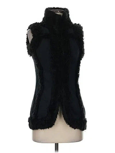 Pre-owned Lucky Brand Sweater Vest In Black