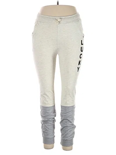 Pre-owned Lucky Brand Sweatpants In Gray