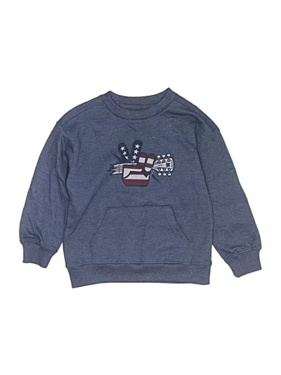 Pre-owned Lucky Brand Kids' Sweatshirt In Blue