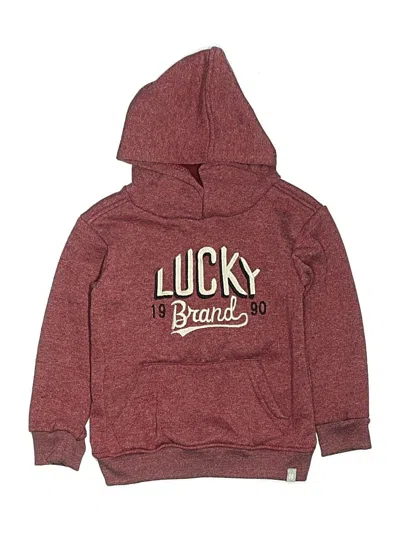 Pre-owned Lucky Brand Kids' Sweatshirt In Burgundy