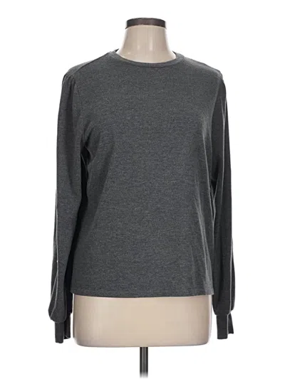 Pre-owned Lucky Brand Sweatshirt In Gray