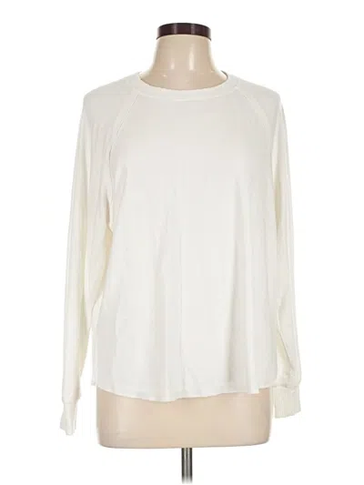 Pre-owned Lucky Brand Sweatshirt In Ivory