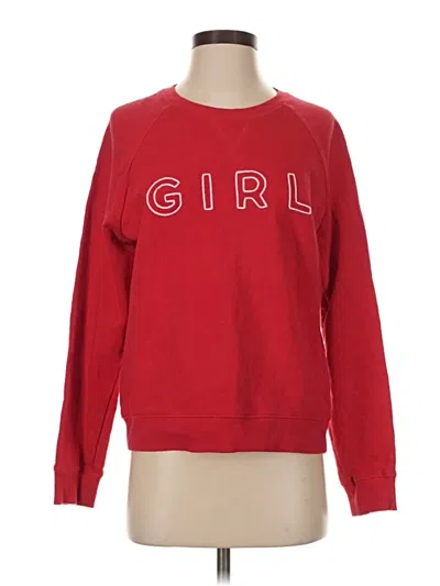 Pre-owned Lucky Brand Sweatshirt In Red