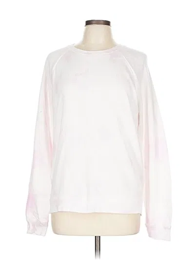 Pre-owned Lucky Brand Sweatshirt In White