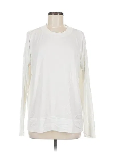 Pre-owned Lucky Brand Sweatshirt In White