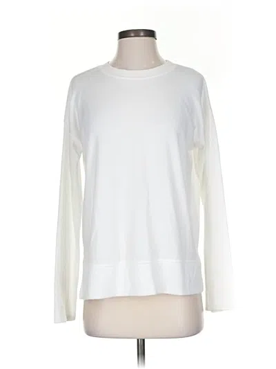 Pre-owned Lucky Brand Sweatshirt In White