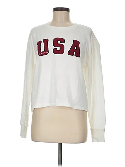 Pre-owned Lucky Brand Sweatshirt In White