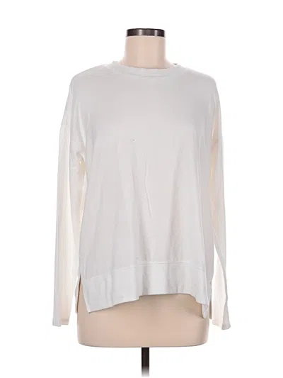Pre-owned Lucky Brand Sweatshirt In White