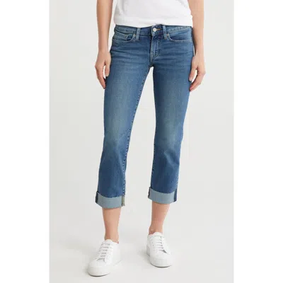 Lucky Brand Sweet Crop Straight Leg Jeans In Blue