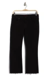 Lucky Brand Sweet Kick Cropped Jeans In Black