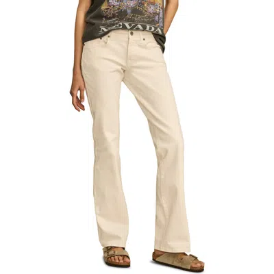 Lucky Brand Sweet Mid Rise Bootcut Jeans In Bright White