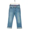LUCKY BRAND LUCKY BRAND SWEET MID RISE CROP STRAIGHT LEG JEANS