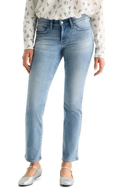 Lucky Brand Sweet Mid Rise Straight Leg Jeans In Blue