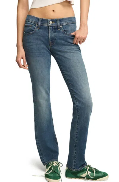 Lucky Brand Sweet Mid Rise Straight Leg Jeans In Blue