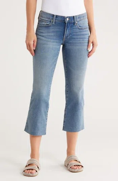 Lucky Brand Sweet Raw Hem Crop Kick Flare Jeans In Blue