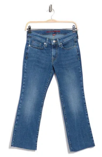Lucky Brand Sweet Raw Hem Mid Rise Kick Flare Jeans