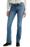 Lucky Brand Sweet Release Hem Mid Rise Bootcut Jeans In Blue