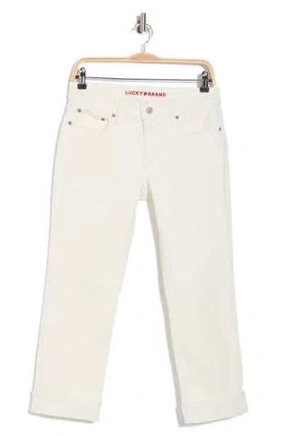 Lucky Brand Sweet Straight Mid Rise Crop Straight Leg Jeans