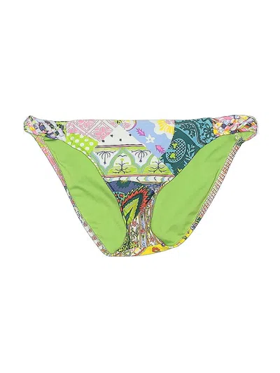 Pre-owned Lucky Brand Swimsuit Bottoms In Green